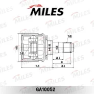 ���� ���������� Toyota 4Runner/LC Prado J120/J150 02-/Lexus GS460 (30x47x30) GA10052 ����� ����� GA10052 ����