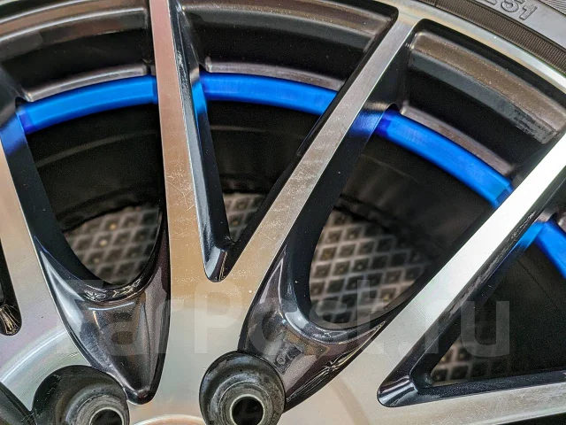 Полированные диски A-Tech Schneider R17 5x100 из Японии б/п по РФ, 17 ...
