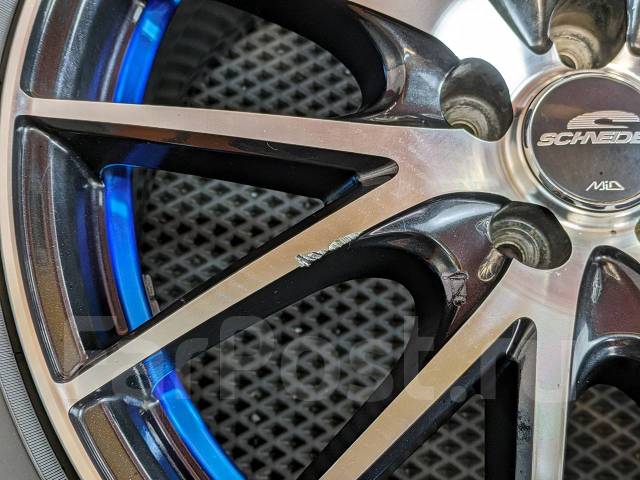 Полированные диски A-Tech Schneider R17 5x100 из Японии б/п по РФ, 17 ...