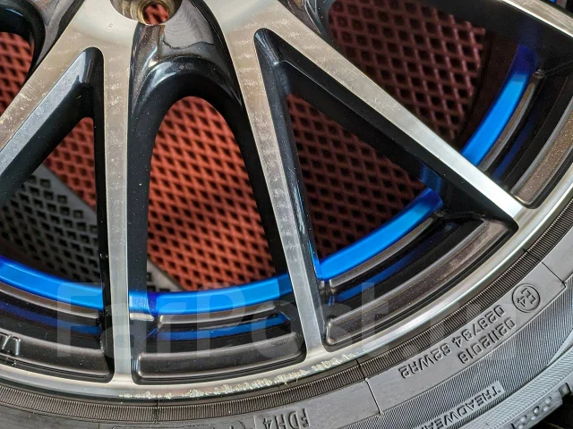 Полированные диски A-Tech Schneider R17 5x100 из Японии б/п по РФ, 17 ...