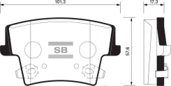 ������� ��������� Chrysler 300 05-07 ������ Sangsin Brake Sangsin Brake SP1508 SP1508 ����