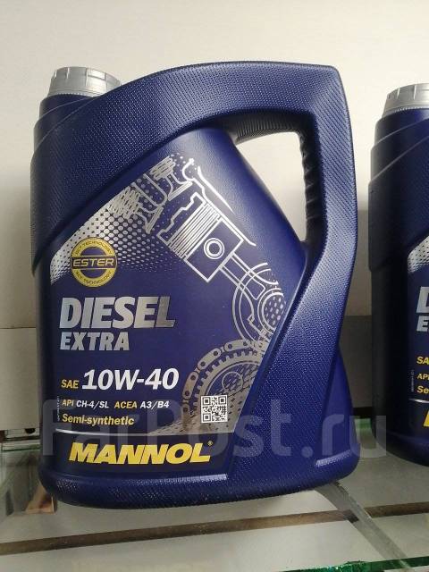 Mannol Diesel Extra полусинтетика 10W-40 5 л, полусинтетическое, 5,00 л ...