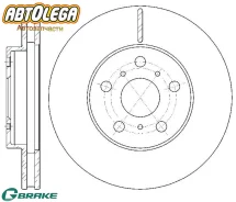 ���� ��������� ���. G-brake Toyota Corona #T17# Celica AT160, ST16# GR-02597 ����
