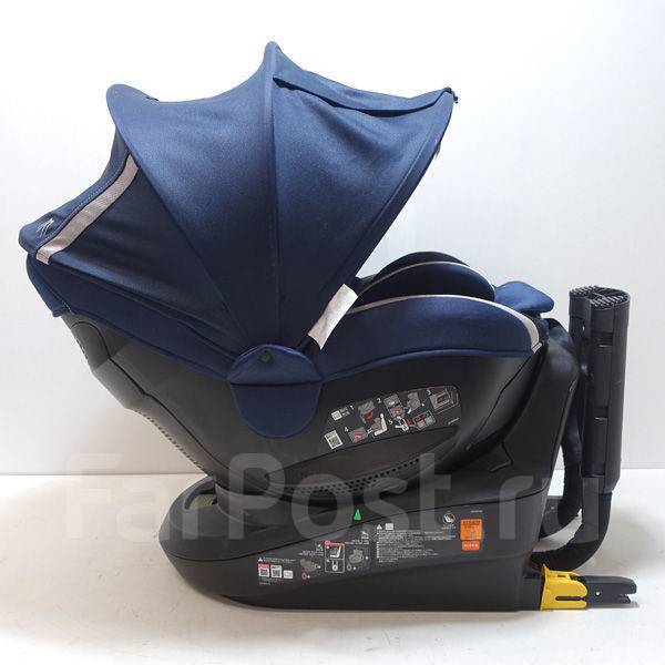 Детское автокресло 360° (0-18 кг) Ailebebe Kurutto 3i Isofix. Япония, б ...