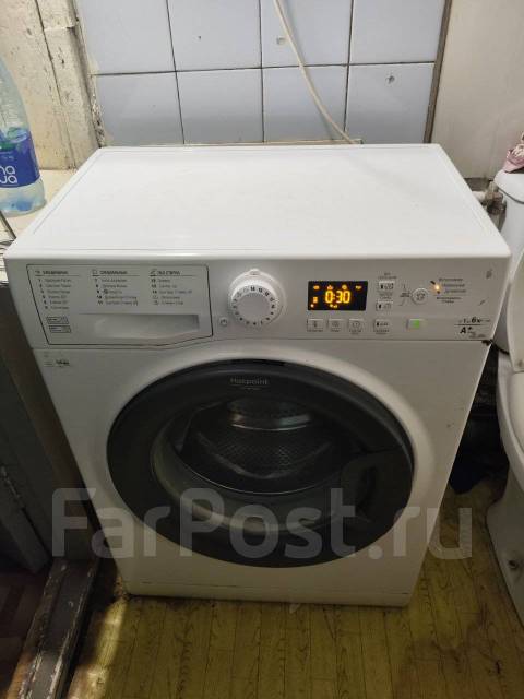 Стиральная машина, Hotpoint-Ariston, 6,0 кг, б/у, в наличии. Цена: 8 ...