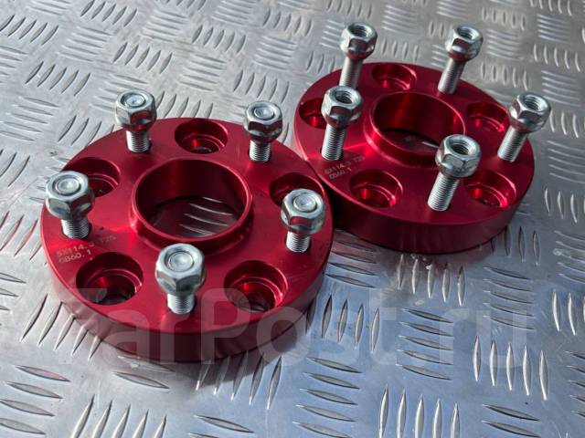 Проставки колес ступичные 5х114.3 ЦО 60.1 25мм резьба М12*1,50 Toyota ...