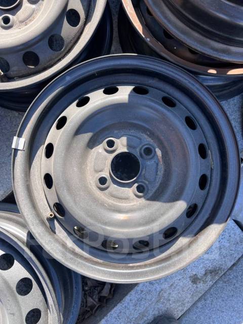 Диски штампованные R 14 4/100 как новые, Topy, 14", 1 шт, 4x100, 54,1 ...