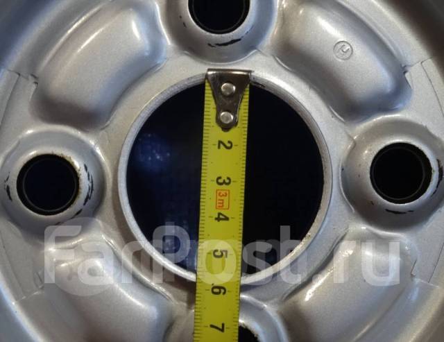 Штампованные диски Daihatsu R13 5.0J ET40 100x4. 4 шт. Отправка, 13", 1 ...