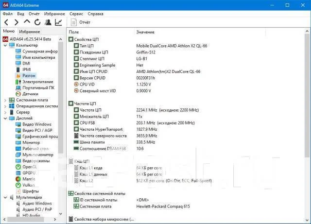AMD Athlon X2 QL-66 ����