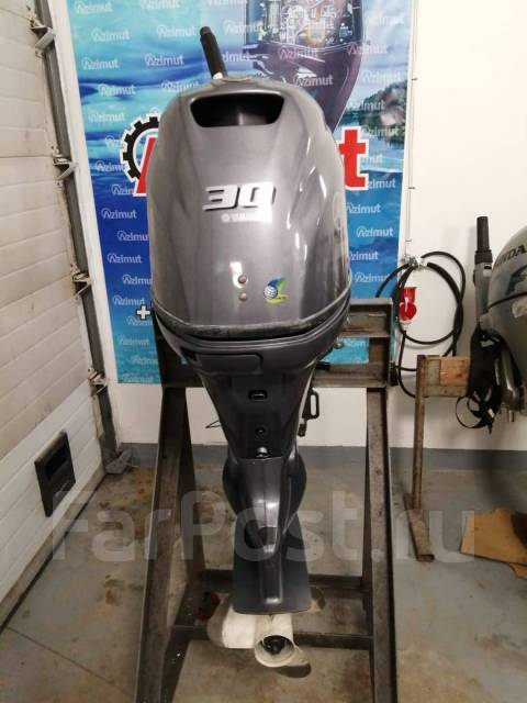 Лодочный мотор Yamaha F 30, инжекторный, из Японии, 30,00 л.с. S (381 ...