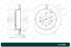 ���� ��������� ������������� G-brake GR-20906 G-Brake GR-20906 GR20906 ����