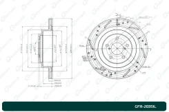 ���� ��������� ��������������� ������������� G-brake GFR-20351L ����� G-Brake GFR-20351L GFR20351L ����