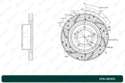 ���� ��������� ��������������� ������������� G-brake GFR-20747L ����� G-Brake GFR-20747L GFR20747L ����
