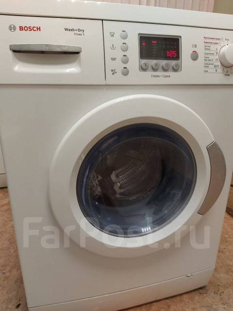 Стиральная машинка Bosch Maxx 5 Wash + Dry, 6,0 кг, б/у, в наличии ...