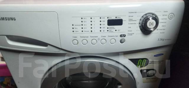 Стиральная машинка Samsung на 3,5 КГ, 3,5 кг, б/у, в наличии. Цена: 7 ...