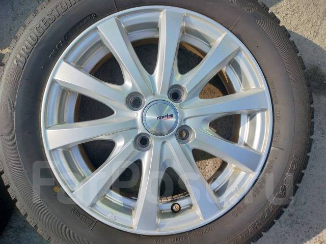 Зимние колеса Bridgestone 165/65r14 на дисках Weds R14 4-100, 14", 1 шт ...