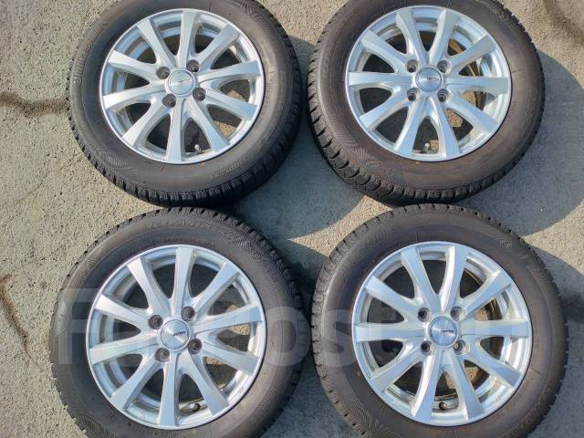 Зимние колеса Bridgestone 165/65r14 на дисках Weds R14 4-100, 14", 1 шт ...