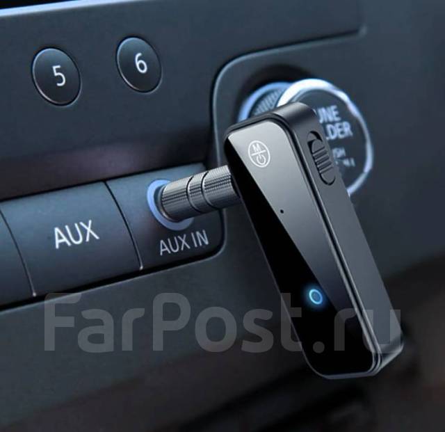 Bluetooth aux ресивер, адаптер в авто для магнитолы, новый, в наличии ...