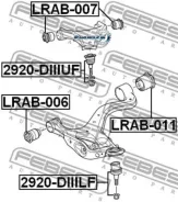 ����� ������� LAND Rover Discovery III 04- ����. ���/����. Febest 2920Diiilf 2920DIIILF ����