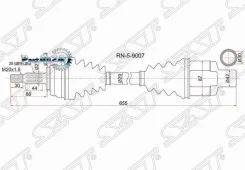 ������ � ����� Renault Duster 10-21 / Dacia Duster 10-17 (�������/ ������) SAT RN-5-9007, ������ �������� RN59007 ����