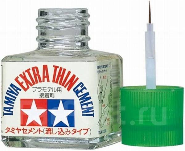 Клей Tamiya Extra Thin Cement 40мл, новый, в наличии. Цена: 490₽ во ...