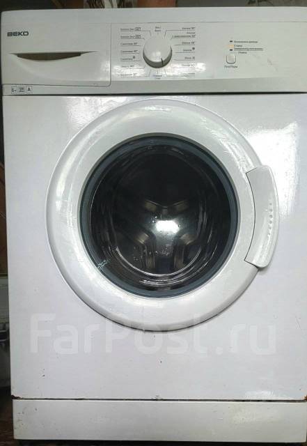Стиральная машина Beko 6 кг, 6,0 кг, б/у, в наличии. Цена: 4 000₽ во ...