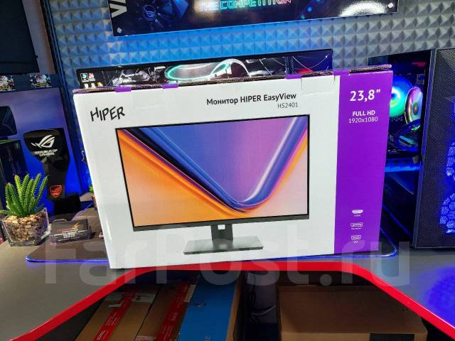23.8" Монитор Hiper EasyView HS2401 черный 75Hz 1920x1080 IPS, ЖК (LCD ...