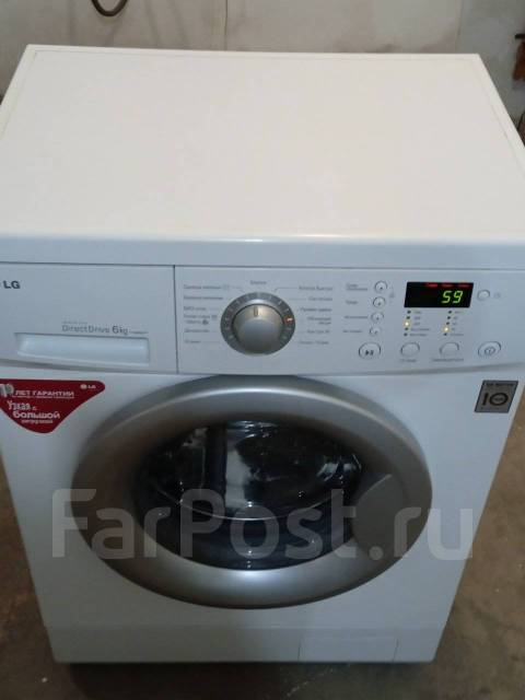 Стиральная машина LG Direct Drive 6 kg, LG, 6,0 кг, б/у, в наличии ...