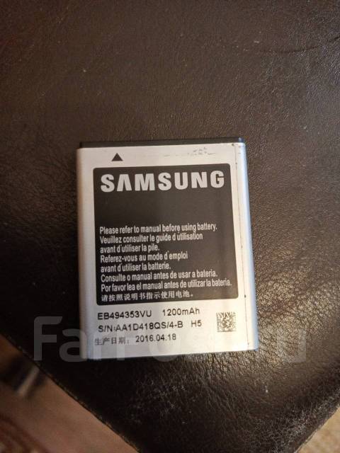 АКБ Батарея Samsung, 1 200 А.ч. корея, новый, в наличии. Цена: 1 000 ...