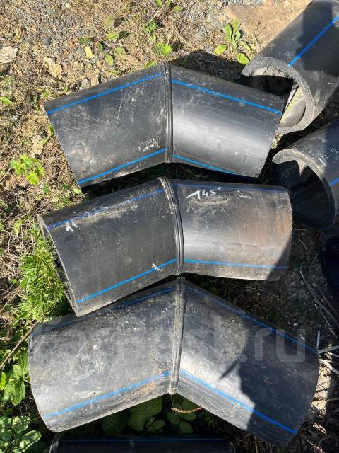 Отвод трубы водопроводной ПНД, в наличии. Цена: 800₽ во Владивостоке