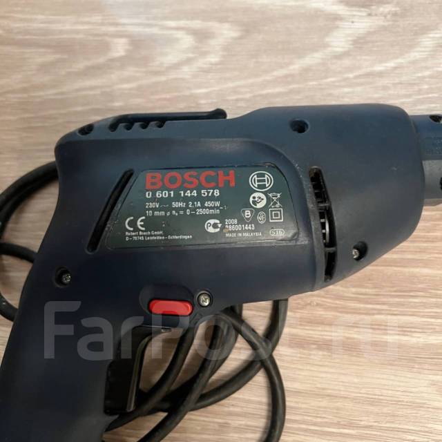 Профессиональная дрель быстрозажимная Bosch GBM 450 RE оригинал, б/у, в ...