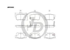 ������� ��������� ������ (D5066MH) JD JBP0092 JBP0092 ����