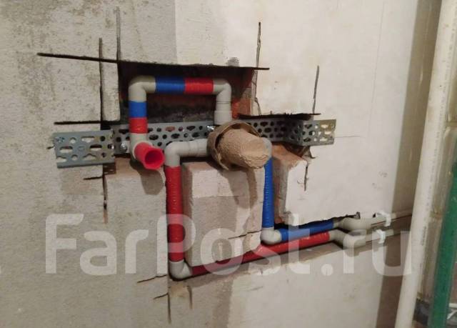 Установка раковины, бойлер, унитаза, трубы, ванны, стиралки, душевой в ...