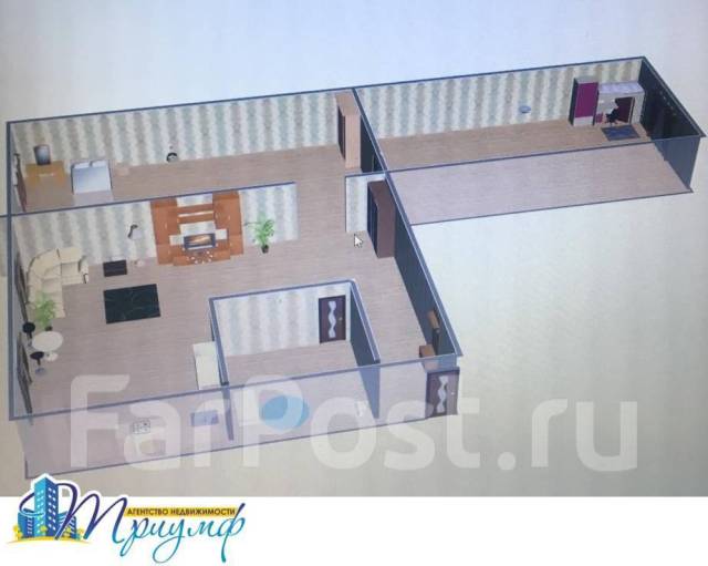 Продается 3 комнатная квартира в п. Дунай. - Купить 3-комнатная ...