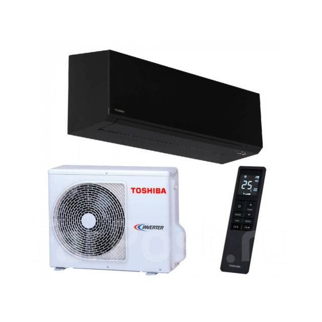 Кондиционер Toshiba Shorai Edge - бесшумная работа (на 50 м2) Черный ...