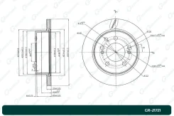���� ��������� ������������� G-brake GR-21721 Gbrake GR21721 GR21721 ����