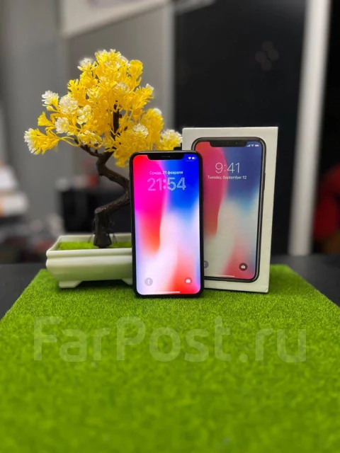 Apple iPhone X. �/�, 64 ��, ������, 3G, 4G LTE, NFC ����