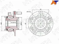 ��������� ���� HUB119T-14, �����/������ �������� HUB119T14 ����
