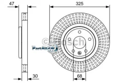 ���� ��������� FORD Explorer 11- �����. ����. D 325��. Bosch 0986479W52 0986479W52 ����