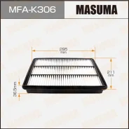 ��������� ������ LHD Masuma KIA/ Mohave/ V3000, V3800, V4600 08- (1/40) Masuma MFAK306 ����