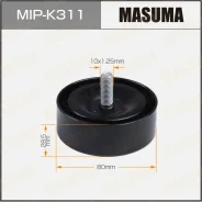 ����� �������� ����� ������� ��������� ������������ KIA D4HA, D4HB Masuma MIPK311 ����