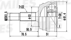 ���� VW GOLF III, Passat, Vento SEAT 1.4-1.8L 83-01/AUDI 80 �����. (30x50x22) PCV1021 PCV1021 ����