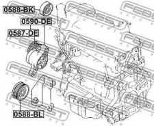 ����� �������� �������� Febest 0587DE 0587DE ����