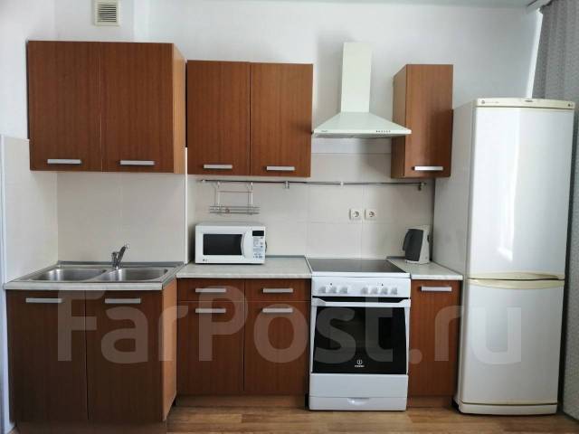 Продам кухонный гарнитур б/у, прямая, модульная, мдф, коричневый, 60,0 ...