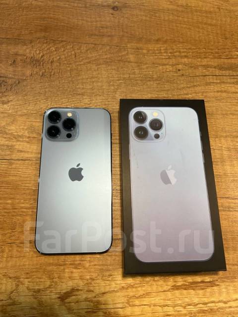 Apple iPhone 13 Pro Max на 128гб, 6.70", синий, б/у, в наличии. Цена ...