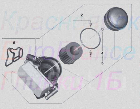 Кронштейн масляного фильтра Bmw E61 E90 E91 X3 X5 Z4 2 0 3 0 05 купить