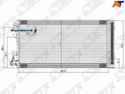 �������� ������������ Renault Fluence 09-17 / Grand Scenic 09-16 SAT ST-RN49-394-0 STRN493940 ����