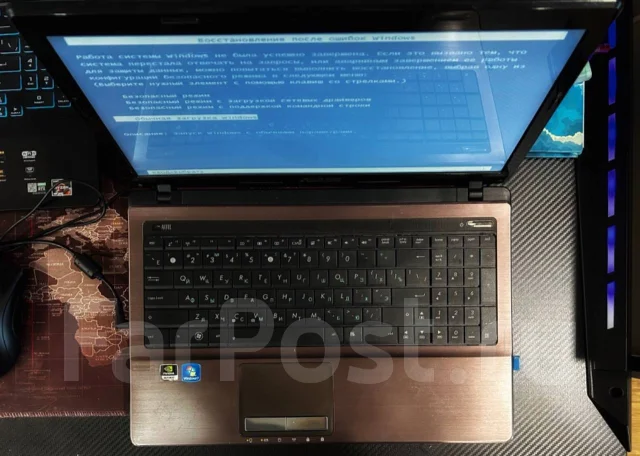 Asus K53S. 15.6", 2,6����, WiFi: 1, Bluetooth: 1 ����