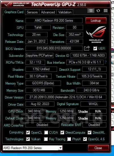 Radeon R9 280 ����