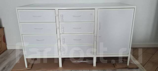 Комод для Косметолога (Медицинский), 9 и более, белый, 150,0 см, 85,0 ...
